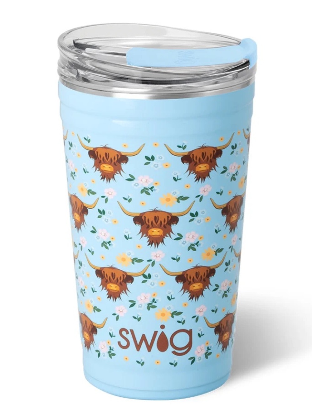 HIGHLAND COW 24OZ TUMBLER - SWIG